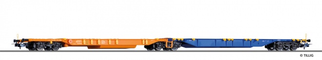 Articulated intermodal car type Sdggmrs<br /><a href='images/pictures/Sachsenmodelle/76770-HM.jpg' target='_blank'>Full size image</a>